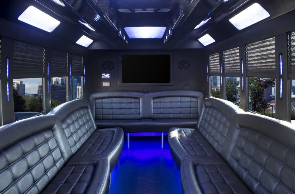 Ford 29 Passenger Limo Party Bus Inside